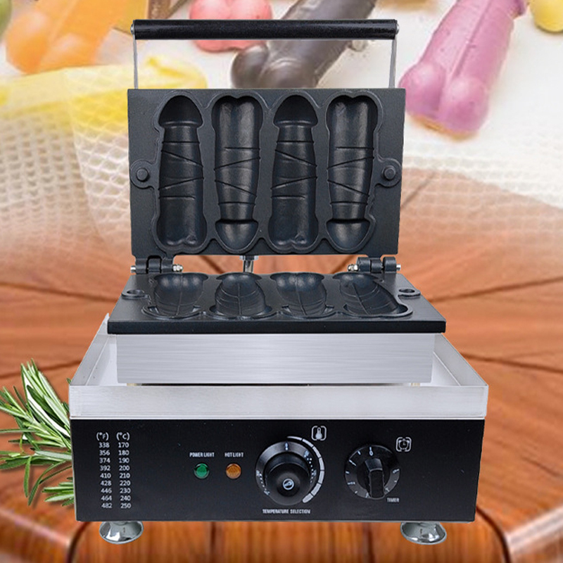 Amazon Hot Selling Baking Appliances Commercial Dick Waffle Maker Household Novelty Penis Waffle Maker