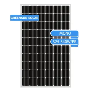 Greensun 320W 330watt Solar Panels Monocrystalline 340W Solar Generating Photovoltaic Panel