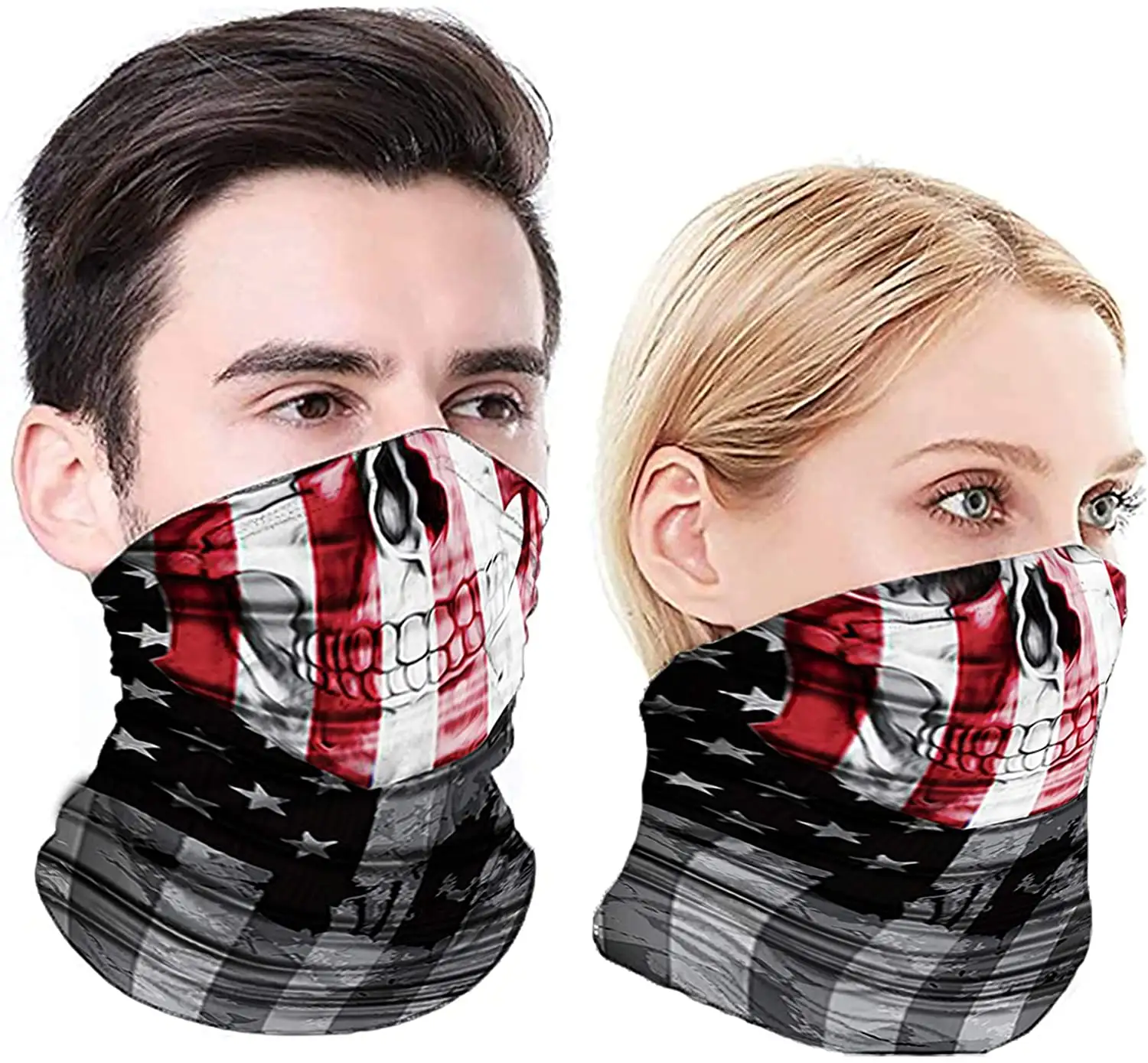 3d reusable summer face mask biker tube scarf small neck gaiter for exercise