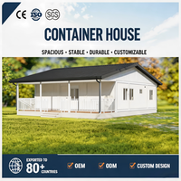 Villa Modulaire de Luxe Préfabriquée Moderne en Conteneurs avec Porche Spacieux Marque Dacheng pour Bâtiment de Bureau Extérieur