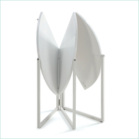 Table basse ronde en bois intelligente et luxueuse, pliable et portable, table à manger blanche intelligente