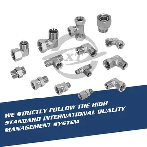 Groothandel Cc Hydraulische Slangfittingen T-Stuk 3 Way Union Pipe Connector Hydraulische T-Adapter Fitting