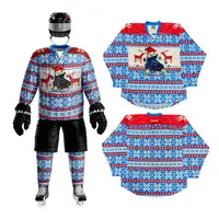 Comfortable Christmas Hockey Jerseys For Perfect Performance