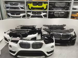 Pour <span class=keywords><strong>BMW</strong></span> <span class=keywords><strong>X1</strong></span> <span class=keywords><strong>E84</strong></span> 5/G38 <span class=keywords><strong>lci</strong></span> 7/G12 assemblage de nez avant d'origine calandre pare-chocs phare antibrouillard réservoir d'eau cadre condensateur faisceau - Product Image 2