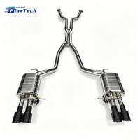 Échappement Catback Haute Performance pour BMW M5 F10 X5 F15 4.4T S63 en Acier Inoxydable 304 avec Silencieux à Clapets et Télécommande