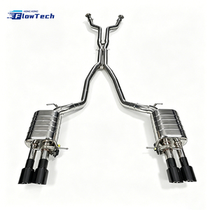 Sistema de Escape Catback de Alto Rendimiento para BMW M5 F10 X5 F15 4.4T S63, Silenciador con Válvulas de Acero Inoxidable SS 304 con Control Remoto - Product Image 1