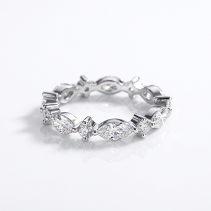 Fashion 925 Silver Platinum Plated Brilliant Cut Moissanite Prong Setting Adjustable Open Butterfly <b>Ring</b> Women Accessories <b>Iced</b> - Product Image 6