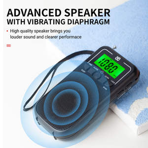 <span class=keywords><strong>Radio</strong></span> Digital AM FM SW de <span class=keywords><strong>3</strong></span> Bandas con Control de Reloj Multicolor, Búsqueda Automática y Función de Temporizador de Apagado - Product Image 3