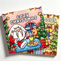 Livre de coloriage personnalisé anti-stress, 64 motifs douillets et mignons pour la relaxation, 21*21cm, 48 pages à dessiner pour adolescents et adultes