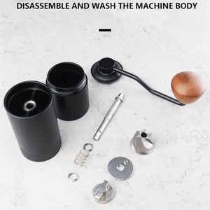 Molinillo de Café Manual Portátil Ajustable con Cuerpo de Aluminio y Muelas Cónicas de Acero Inoxidable, Grado Doméstico - Product Image 5