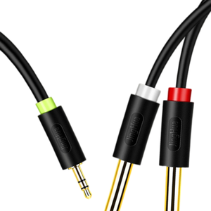 สายสัญญาณเสียง 3.5 มม. เป็น 2 หัว 6.35 มม. แบบ Y Splitter 1 เข้า 2 ออก สายสเตอริโอ สำหรับมิกเซอร์ แอมพลิฟายเออร์ คอมพิวเตอร์ โทรศัพท์ ลำโพง สายทองแดงเปลือย - Product Image 4