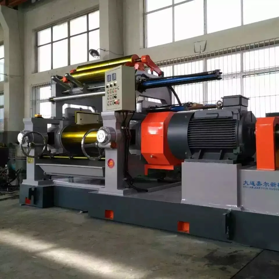 Rubber Two Roll Open Mixing Mill Machine With ZYS gear box