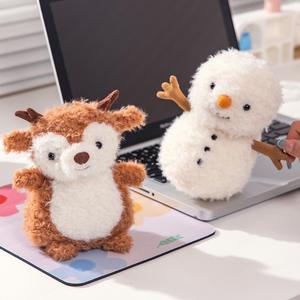 Série de Noël mignon petit oreiller de <span class=keywords><strong>maison</strong></span> de pain d'épice ornements d'ours en peluche Super doux décorations ou cadeaux de vacances - Product Image 3