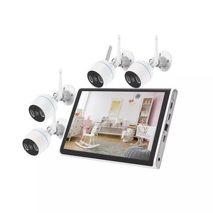Boa Qualidade 3MP Câmera Cctv Ip67 4Ch 2Ch Ip Vigilância Itachi Interior Sem Fio Tela Lcd Wifi Nvr Kit - Product Image 1