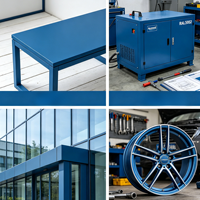 Peinture en poudre thermodurcissable bleu orange à adhérence supérieure pour application par pulvérisation, idéale pour bateaux et meubles – Approvisionnement direct usine
