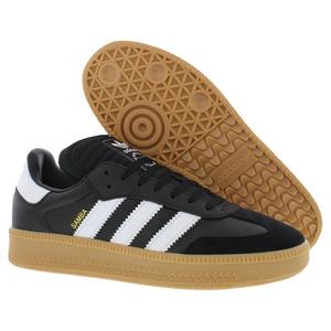 Chaussures Adidas Samba pour homme, noir, blanc, marron, dessus en cuir, style décontracté pour la marche - Product Image 4