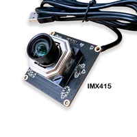 Módulo de Cámara Industrial Cuadrada HZ OEM de 8MP con Enfoque Automático, OTG, UVC, Sensor CMOS IMX415 RGB, 4K, Gran Angular, USB para Windows, Mac, Linux