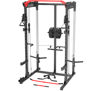 Station de <span class=keywords><strong>musculation</strong></span> multifonction de haute qualité avec <span class=keywords><strong>poulie</strong></span> à câble et landmine - Product Image 1