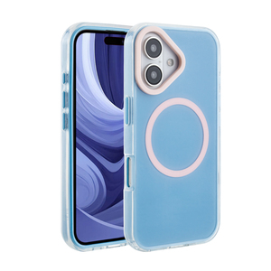 3 trong 1 Chống sốc <span class=keywords><strong>Armor</strong></span> canyd màu sắc từ tính không dây sạc điện thoại di động Bìa trường hợp đối với <span class=keywords><strong>iPhone</strong></span> 16 16 cộng với 16pro 16Promax 16e - Product Image 3