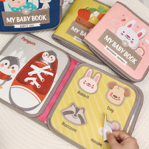 Nourrissons Sensoriels Tout-petits Voyage Jouet Activités 3d <span class=keywords><strong>Livre</strong></span> Occupé Enfants Montessori Cognitif Texturé Jouets Calme Doux <span class=keywords><strong>Bébé</strong></span> Tissu Livres - Product Image 2