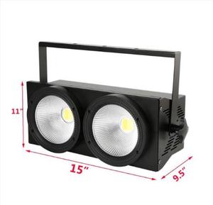 ไฟเวที COB อลูมิเนียมอัลลอยด์ 200W DMX512 IP20 แบบ 2 ดวง แสงวอร์มไวท์ สำหรับทีวี/สตูดิโอ/ภาพยนตร์/เวที/งานแสดงในสวนสนุก - Product Image 3