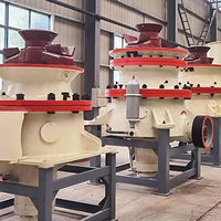 Concasseur à cône hydraulique monocylindre pour pierre, granit, basalte, minerai de fer, schiste, charbon, marbre avec moteur de 160 kW