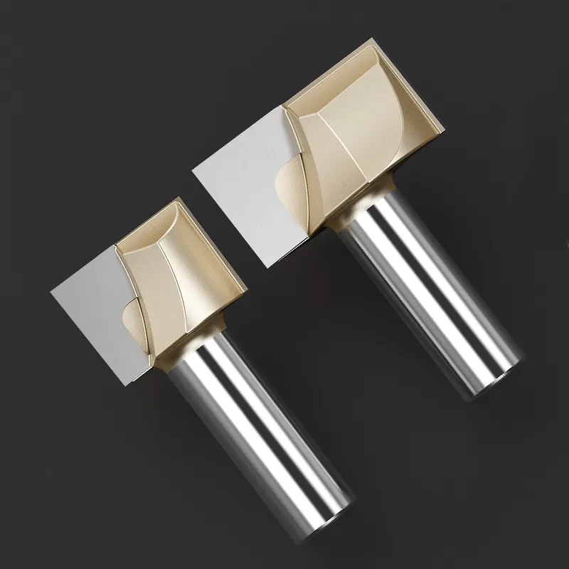 Tideway limpeza inferior router bit ferramentas marcenaria router bit limpeza inferior cortador com 1/4 haste 1/2 haste