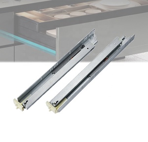 Ronghui 18 Inch <strong>Soft</strong> <strong>Close</strong> <strong>Drawer</strong> <strong>Slide</strong> Heavy Duty Single Extension Undermount <strong>Slide</strong> Telescopic <strong>Slides</strong> <strong>Drawer</strong> In China - Product Image 4