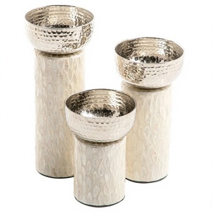 Ensemble de trois chauffe-plats en métal de qualité supérieure, fait main, style classique, nouveau réchaud en bois élégant - Product Image 1