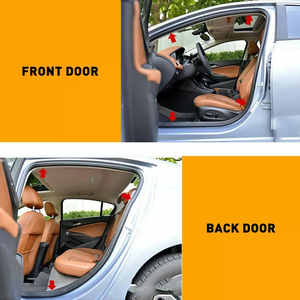 Butée de porte de voiture avec bande de caoutchouc pliable, butée de porte portable, joint d'étanchéité - Product Image 3