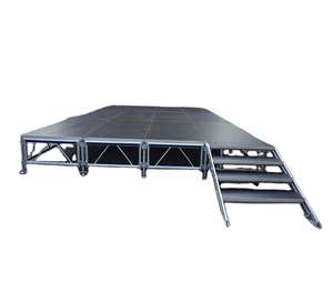 RK Easy Setup Adjustable Height Portable Plywood+Aluminum Modular Stage Platform 800kg/m Load Capacity for Indoor Outdoor - Product Image 6