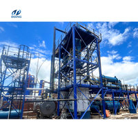Machine de distillation de raffinerie d'huile de pyrolyse en plastique de pneu de rebut