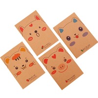 Carnet de notes vintage en papier kraft 64K, mini bloc-notes de poche vierge, reliure cousue, impression numérique, journal pour étudiants