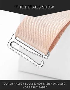 Bretelles de chemise ajustables antidérapantes de 2,5 cm de large pour hommes, en polyester avec boucle en alliage, attaches de chemise formelles antidérapantes - Product Image 2