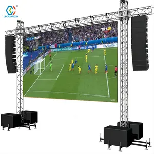 LEGIDATEC Audio Visual Club Aluminio Truss Panel de pared Pantalla 4m x 3m Fundición a presión Pantalla LED de aluminio para eventos