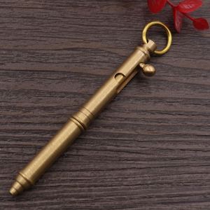 Promotion Features Brass <b>Pen</b> Keychain Hanging Ring <b>Pen</b> Retro <b>Ballpoint</b> <b>Pen</b> - Product Image 6
