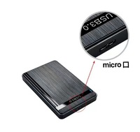 Внешний портативный корпус для жесткого диска X524 2.5 дюйма 6 Гбит/с, SATA Type-C, для SSD/HDD, с кабелем