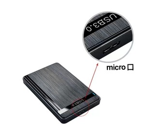 X524 Carcasa Externa Portátil Pequeña para Disco Duro de 2.5 Pulgadas y 6 Gbps, Disco Duro HDD 25 SATA Tipo-C, Carcasa para SSD SATA HDD con Cable - Product Image 2