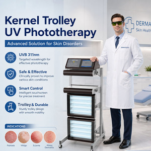 Kernel KN 4006BL3, 4 Paneles UVB con Carro, Fototerapia UVB, Lámparas UVB de Banda Estrecha de 311nm para <span class=keywords><strong>Tratamiento</strong></span> de Vitiligo en Piernas y Manos - Product Image 1