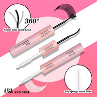 Faux Cils Éventail Faits Main sur Mesure Effet 3D Mélangé Kit d'Extension de Cils DIY en Grappes Pré-Découpées Plateau Mixte 8-18mm