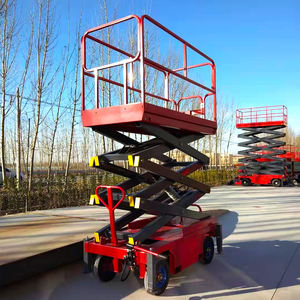 Plataforma de Trabajo Aérea Móvil de 4M, Mesa Elevadora, Elevadores Móviles, Mesas de Tijera Manuales de Empuje y Tracción, Elevador de Tijera Hidráulico Móvil - Product Image 4