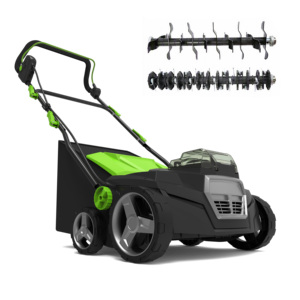 VERTAK <span class=keywords><strong>Scarificateur</strong></span> et Aérateur de Jardin Professionnel 2-en-1 <span class=keywords><strong>à</strong></span> <span class=keywords><strong>Batterie</strong></span> Li-ion 40V 3500 tr/min - Product Image 2