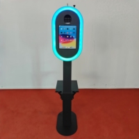 Photomaton intelligent avec boîtier métallique, appareil photo reflex numérique, iPad, impression instantanée, kiosque selfie avec application/télécommande