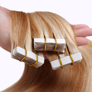 <span class=keywords><strong>Extensiones</strong></span> de Cabello Humano 100% Remy <span class=keywords><strong>con</strong></span> Doble Trama, Estilo Ondulado Rizado para <span class=keywords><strong>Trenzas</strong></span>, <span class=keywords><strong>Extensiones</strong></span> de Cabello <span class=keywords><strong>con</strong></span> Cinta Adhesiva - Product Image 1