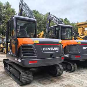 รถขุดขนาดเล็ก DOOSAN DX60D-10 มือสองจากเกาหลีแท้ 6 ตัน เครื่องยนต์เดิม ชั่วโมงการทำงานต่ำ รถขุดไฮดรอลิกขนาดเล็ก สำหรับงาน Fa - Product Image 5