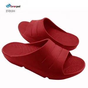 Slippers 1 Piece Injection Slippers Unisex Post Exercise Active Sport Recovery Slide Sandal