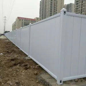 Temporary site color PVC fence sandwich panel Multifunction fence panels