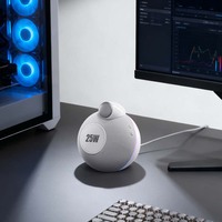 Station de charge magnétique 5-en-1 rapide sans fil AFY 2026, nouvelle arrivée, avec haut-parleur et lampe, 25W, pour smartphone, montre et écouteurs