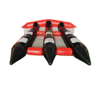 Équipement de sport nautique populaire en bâche PVC, bateau gonflable tractable Sea Jet Ski Flying Fish Banana Boat certifié CE 4,2m x 3,6m