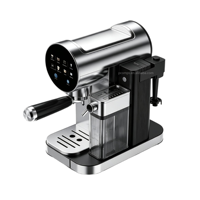 Machine à café expresso multifonction chaude et froide avec réservoir d'eau de 0,9 L, réservoir de lait de 0,45 L, porte-filtre de 51 mm, auto-nettoyante et fonction lait frais